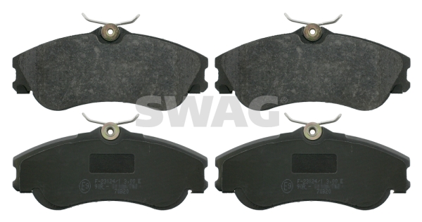 set placute frana,frana disc 64 91 6421 SWAG
